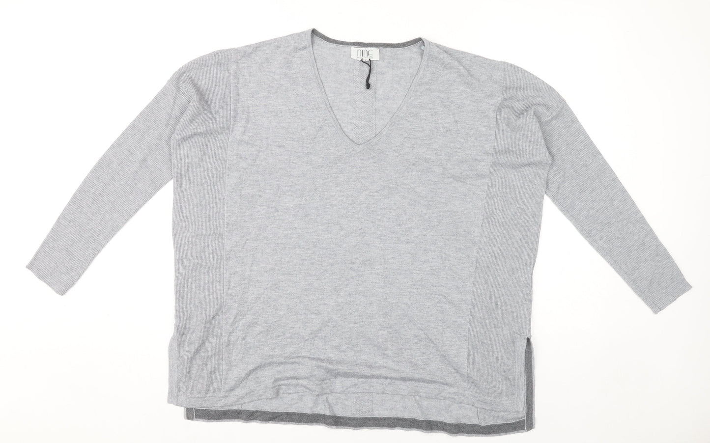 Womens UK Size 14 Nine by Savannah Miller Grey Pullover Jumper