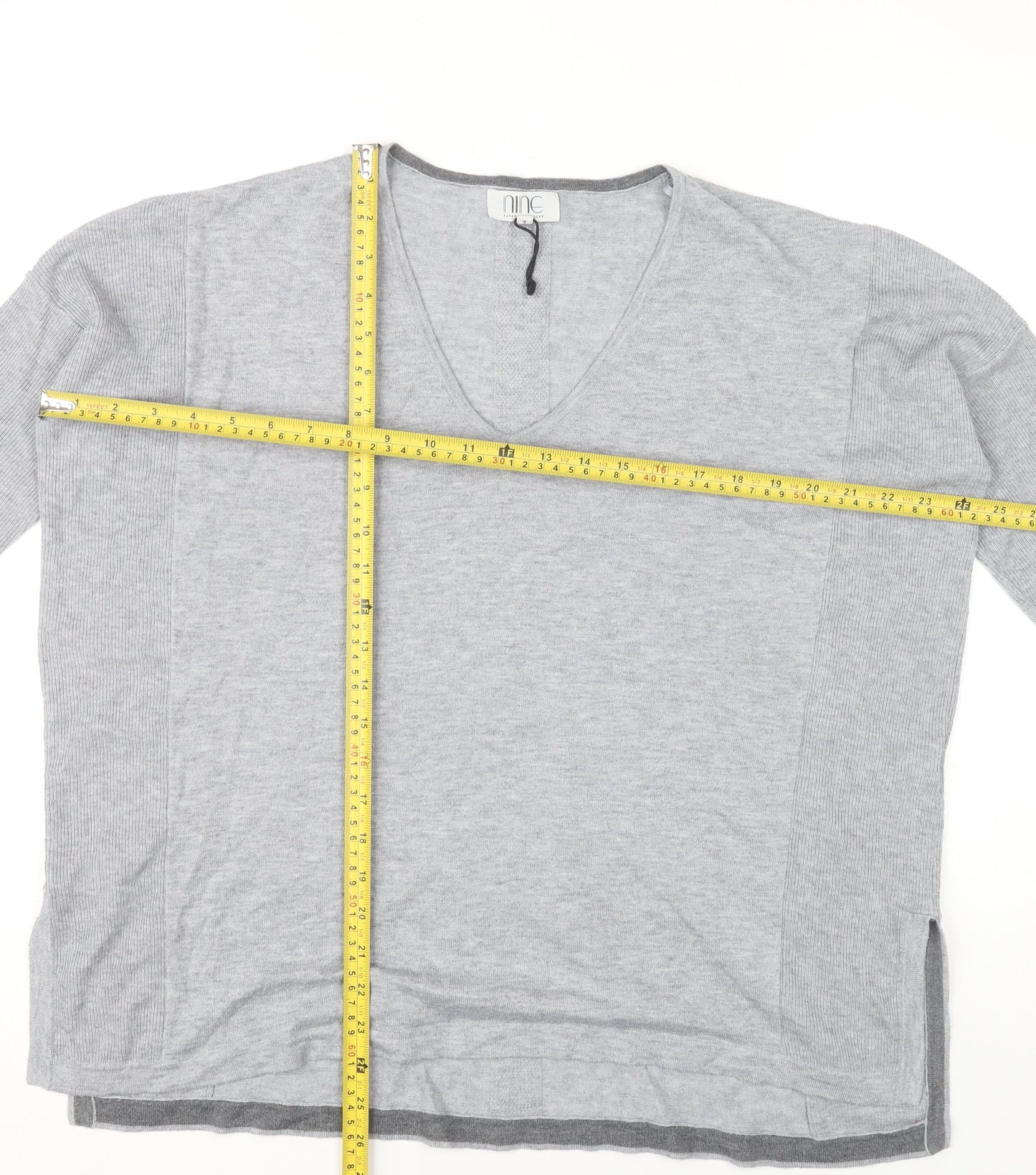 Womens UK Size 14 Nine by Savannah Miller Grey Pullover Jumper