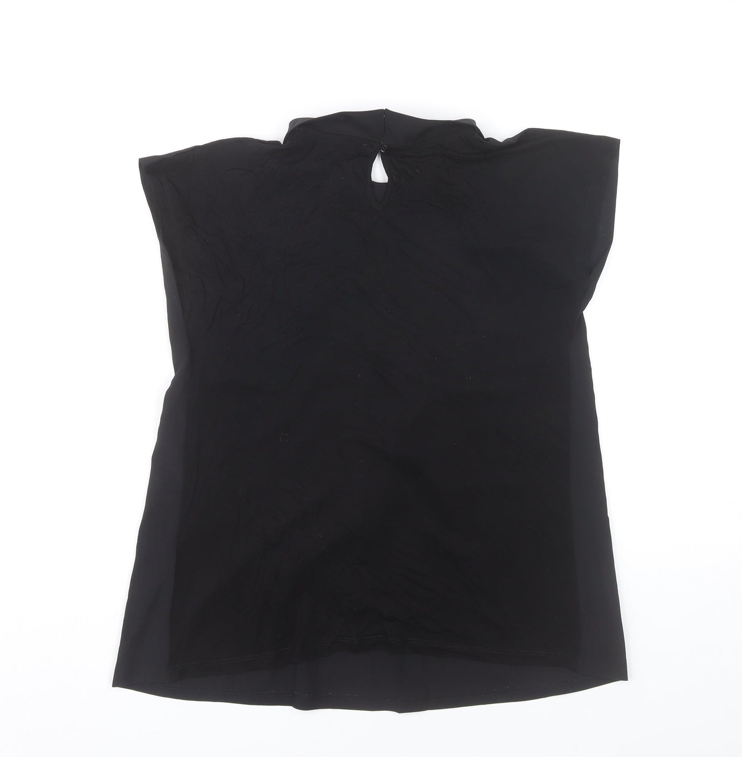 Womens UK Size XS French Connection Black Basic Blouse