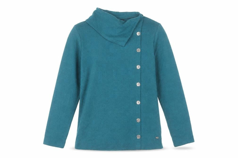 Womens UK Size 10 TIGI Green Cardigan Jumper
