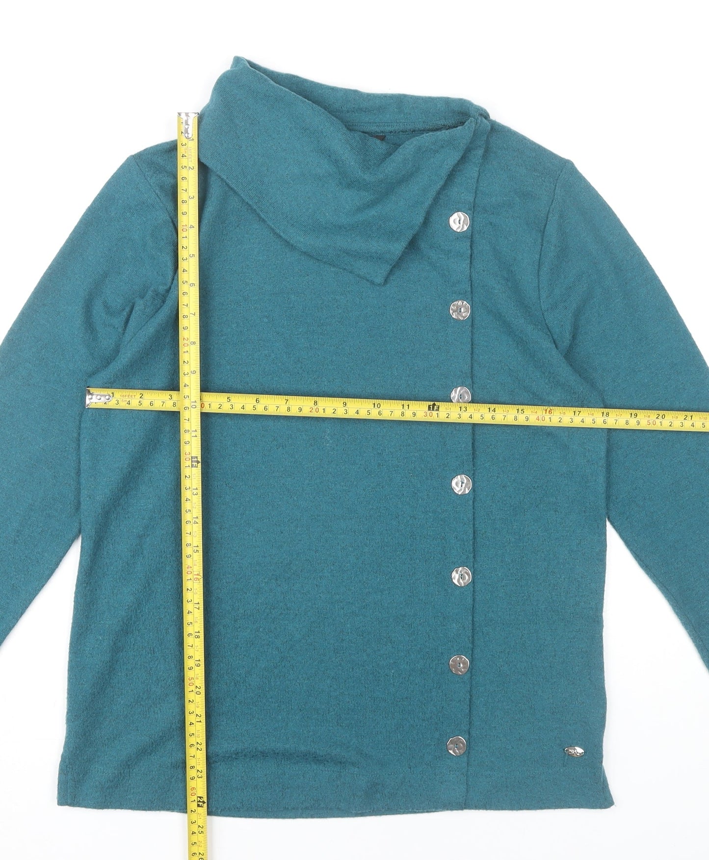 Womens UK Size 10 TIGI Green Cardigan Jumper