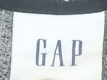 GAP Women’s Black Floral Fit & Flare V-Neck Knee Length Dress Size 8