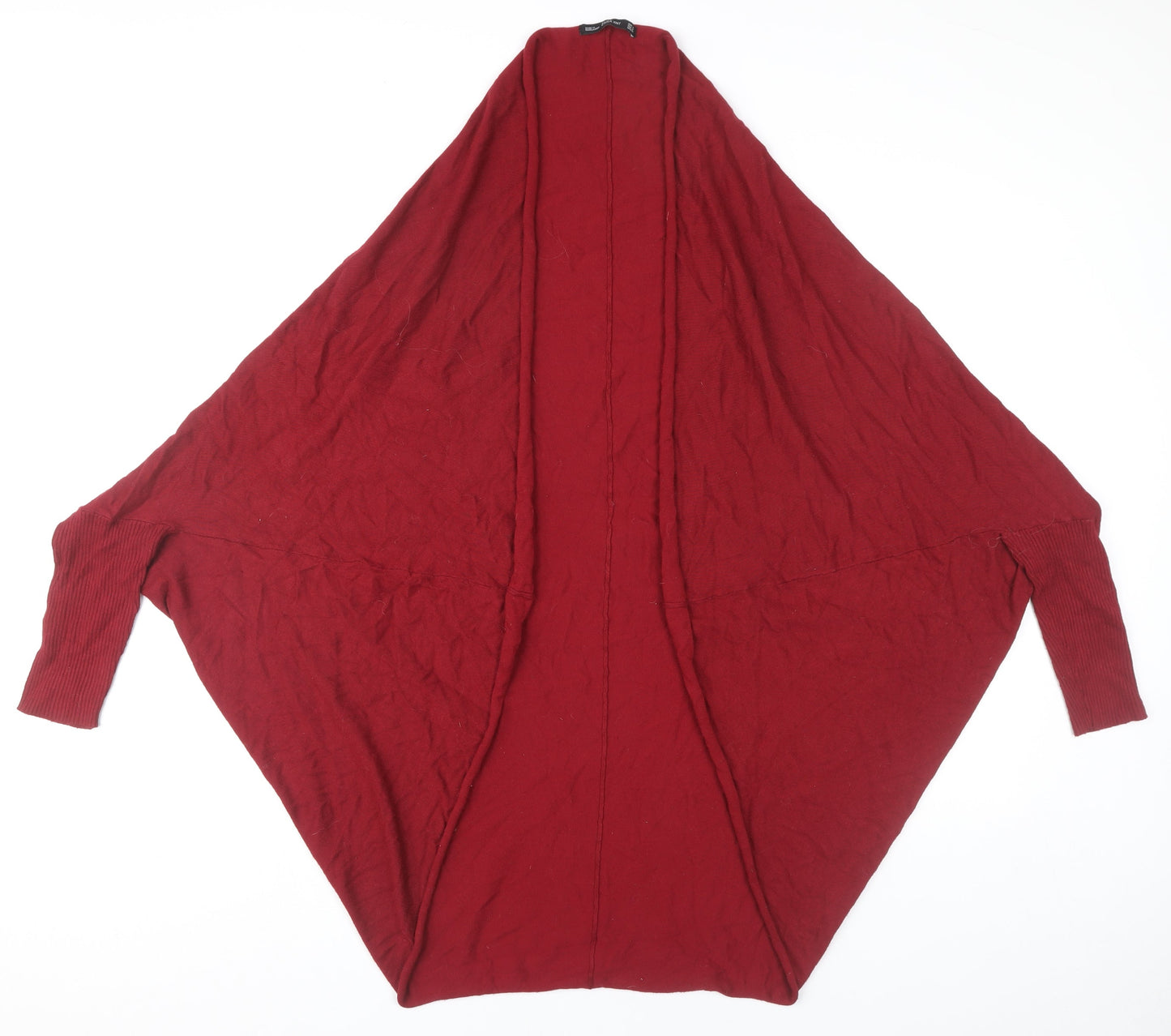 Womens UK Size 12 Zara Red Cardigan Jumper