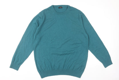 Altinyildiz Classics Women Green L Pullover Crew Neck Acrylic Jumper