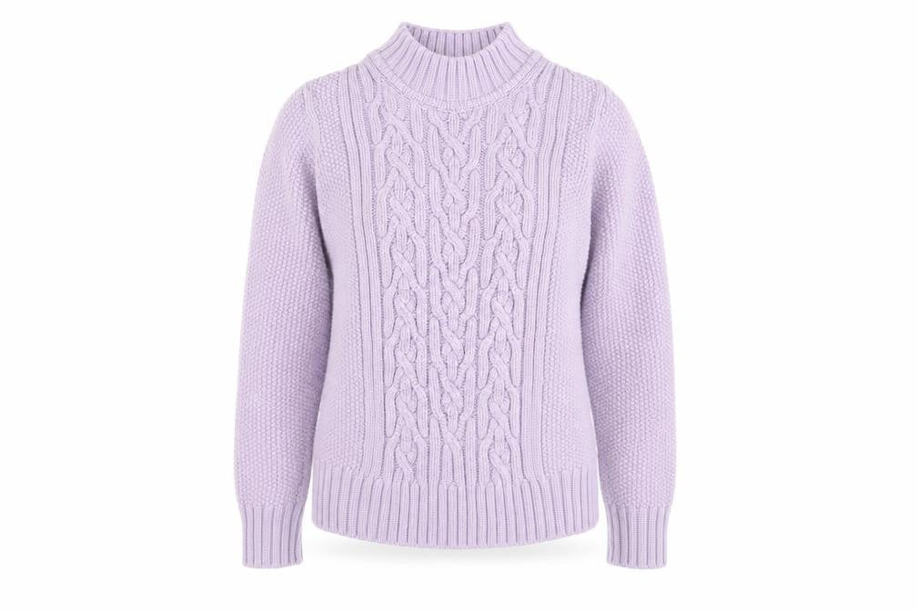 Womens UK Size 6 Marks and Spencer Purple Pullover Jumper