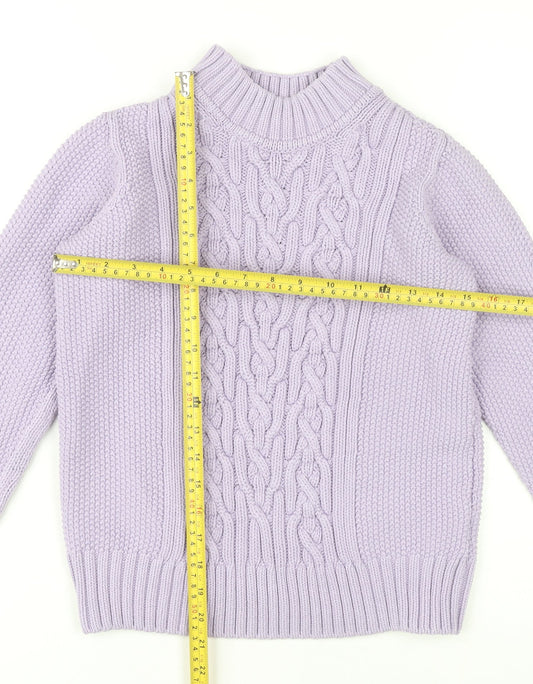 Womens UK Size 6 Marks and Spencer Purple Pullover Jumper