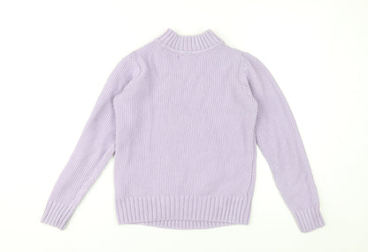 Womens UK Size 6 Marks and Spencer Purple Pullover Jumper