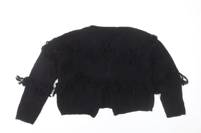 Womens UK Size M Whistles Black Cardigan Jumper