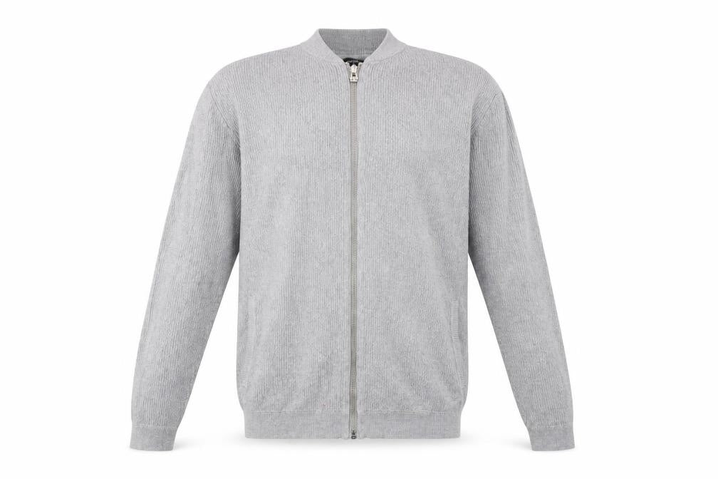 Mens UK Size XS Burton Menswear London Grey Full Zip Jumper
