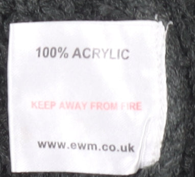 James Pringle Men’s Green Waffle Knit Henley Jumper Size L