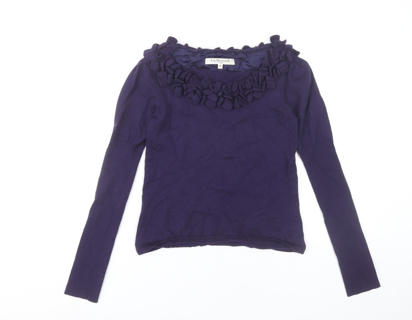 Womens UK Size M L.K. Bennett Purple Tunic Blouse