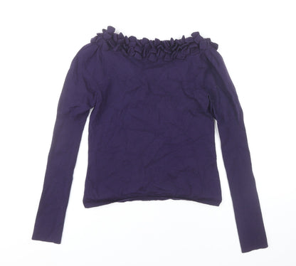 Womens UK Size M L.K. Bennett Purple Tunic Blouse