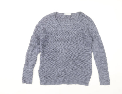 Womens UK Size 12 Gallery Grey Pullover Jumper