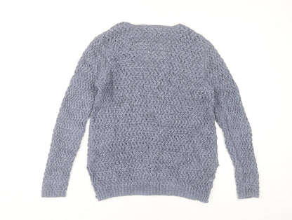 Womens UK Size 12 Gallery Grey Pullover Jumper