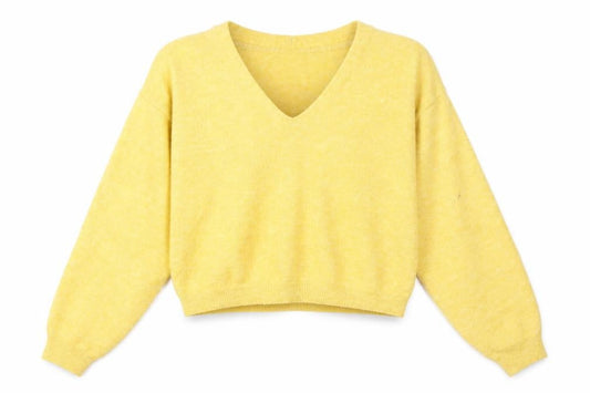 Womens UK Size S H&M Yellow Pullover Jumper