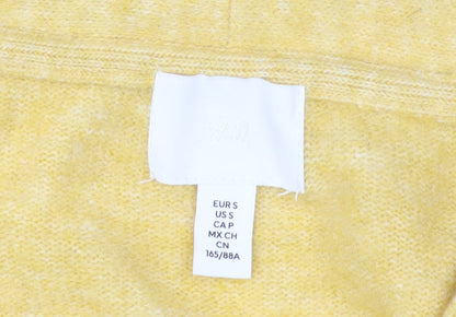 Womens UK Size S H&M Yellow Pullover Jumper