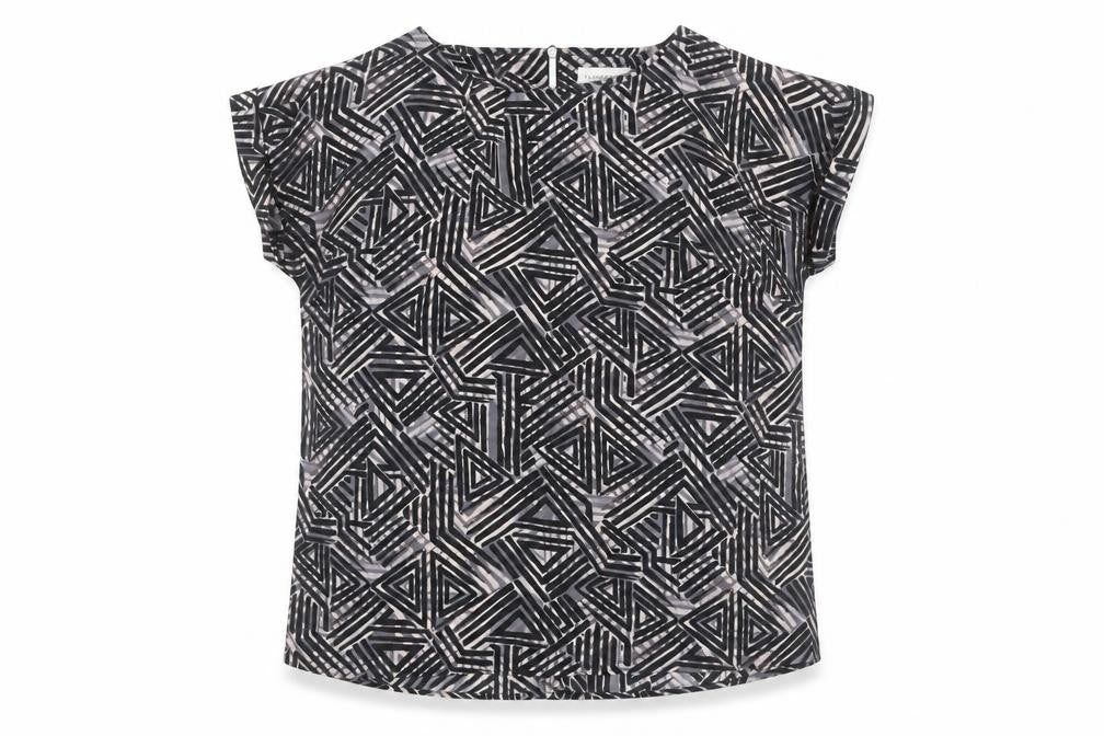 Womens UK Size 12 Paraphrase Black Basic Blouse