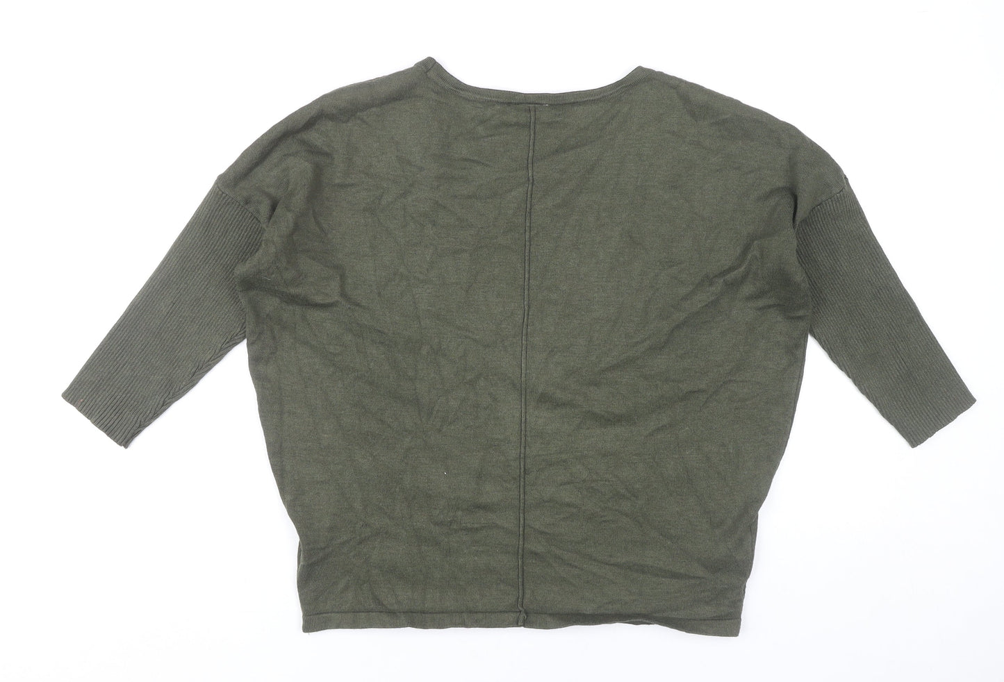 Womens UK Size XS Saint Tropez Green Pullover Jumper