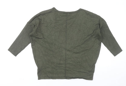 Womens UK Size XS Saint Tropez Green Pullover Jumper