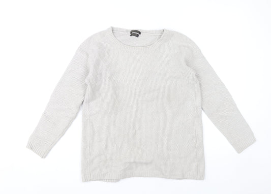 Womens UK Size 12 Massimo Dutti Grey Cardigan Jumper