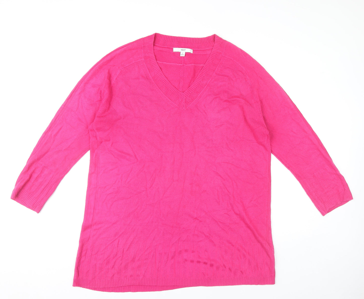 Womens UK Size L NEXT Pink Pullover Jumper