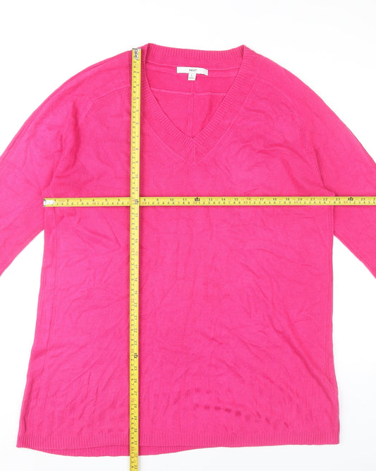 Womens UK Size L NEXT Pink Pullover Jumper