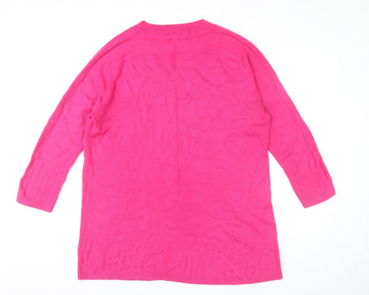 Womens UK Size L NEXT Pink Pullover Jumper