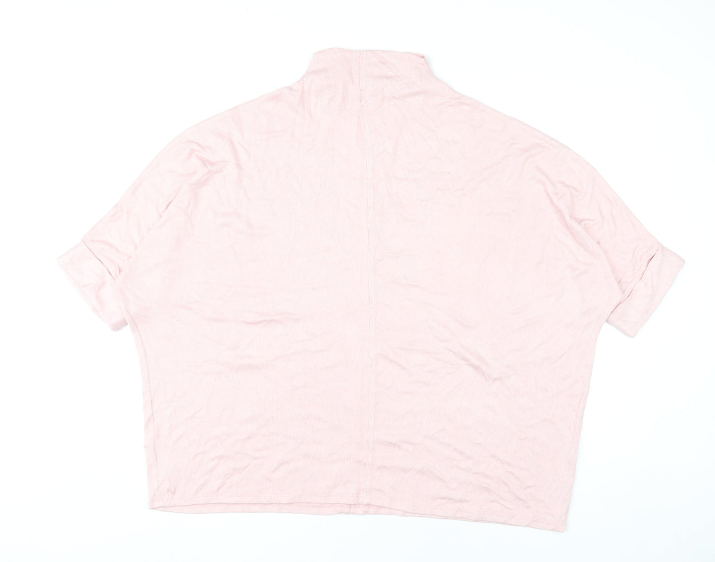 Womens UK Size 16 Apricot Pink Pullover Jumper