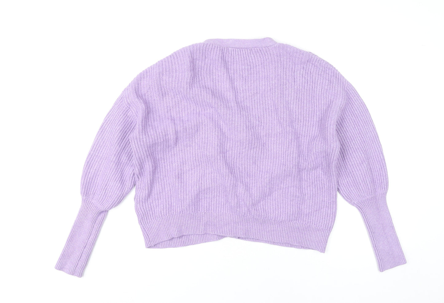 Womens UK Size M Marks and Spencer Purple Cardigan Jumper