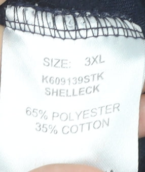 Kangol Men’s Blue 3XL Sweat Shorts Casual Summer Elastic Waist