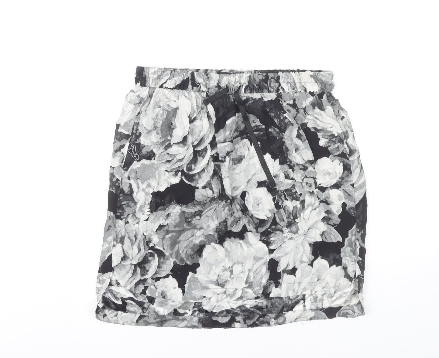 Womens UK Size M Zara Straight & Pencil Chiffon Skirt