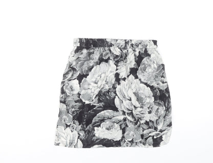 Womens UK Size M Zara Straight & Pencil Chiffon Skirt