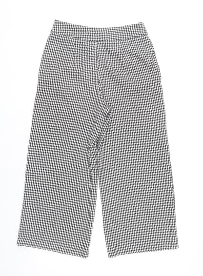 Womens UK Size XS Zara Regular Fit BusinessCasualWorkwear Multicoloured Trousers