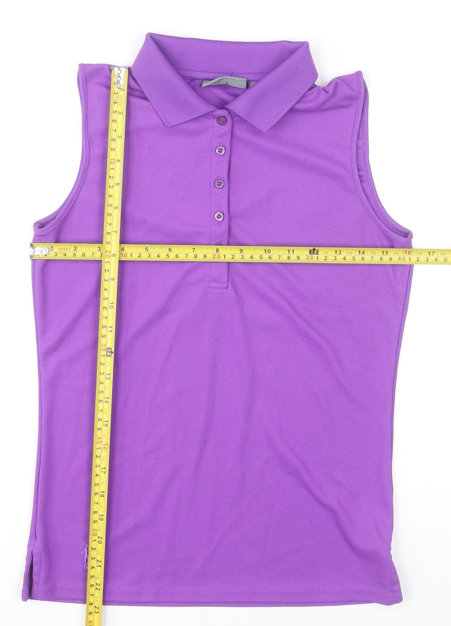Womens UK Size S Glenmuir Purple Basic Polo