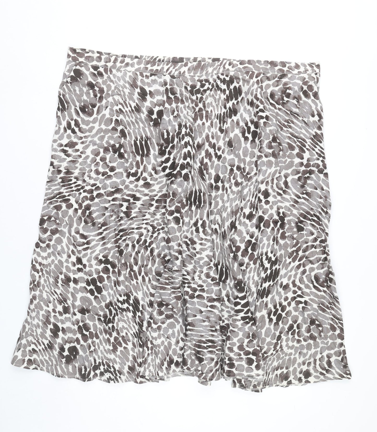 Marks and Spencer Women’s Plus Size 24 Animal Print A-Line Skirt