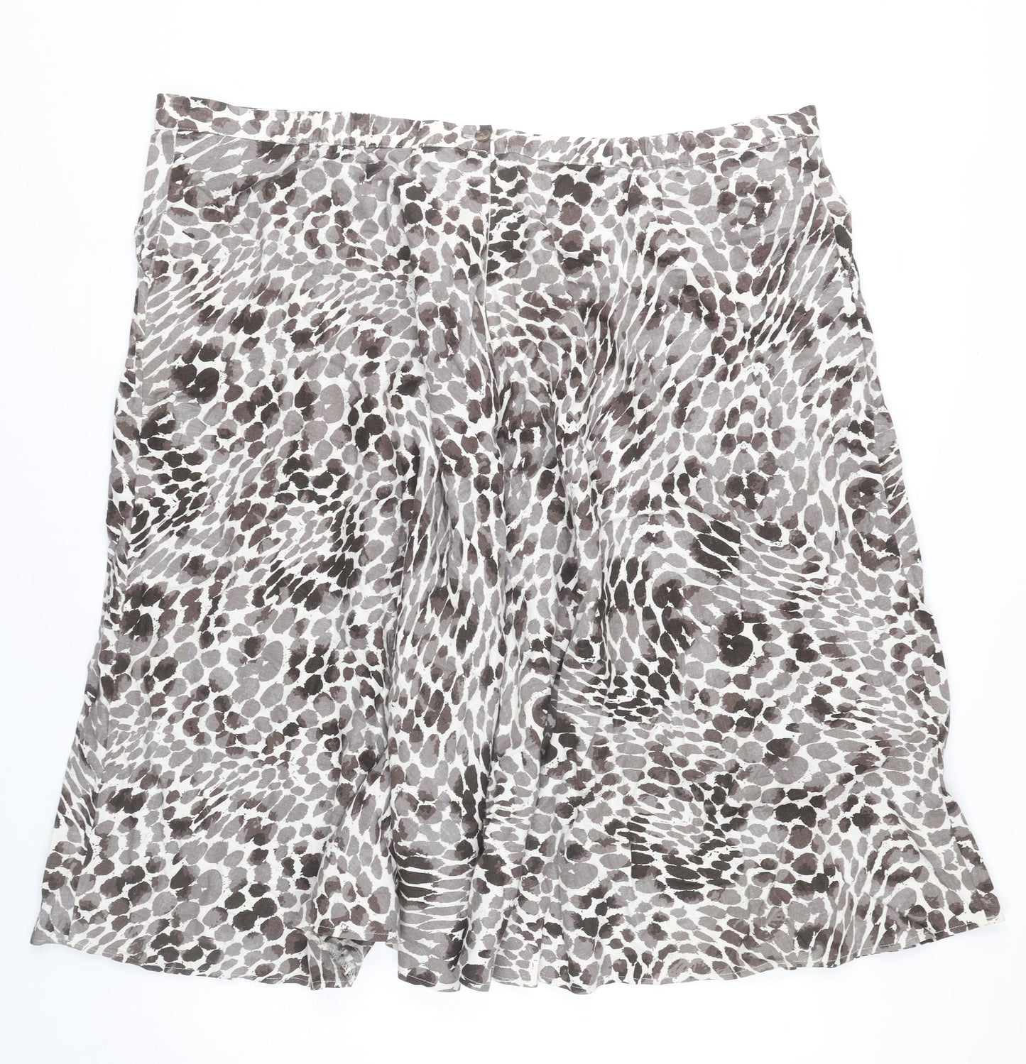 Marks and Spencer Women’s Plus Size 24 Animal Print A-Line Skirt