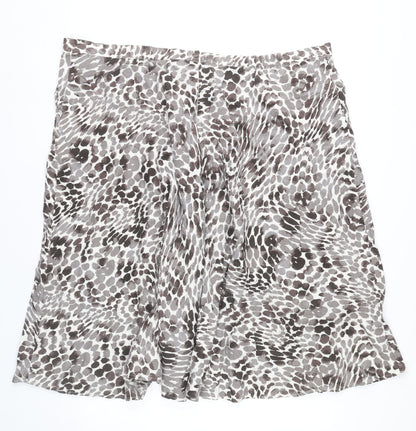 Marks and Spencer Women’s Plus Size 24 Animal Print A-Line Skirt