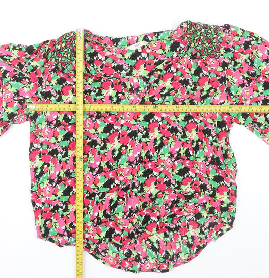 Womens UK Size 16 NEXT Multicoloured Tunic Blouse