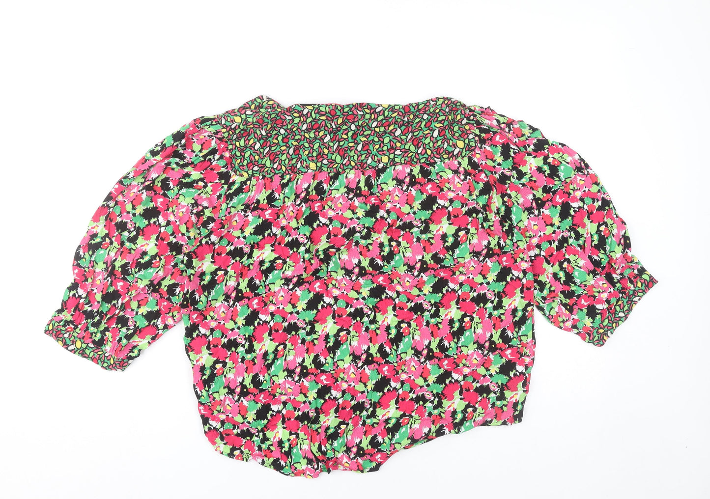 Womens UK Size 16 NEXT Multicoloured Tunic Blouse