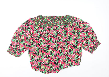 Womens UK Size 16 NEXT Multicoloured Tunic Blouse