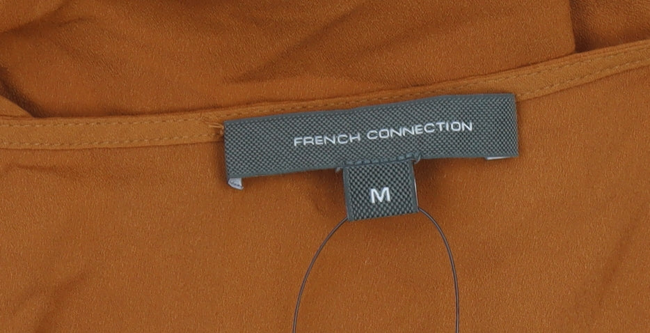 Womens UK Size M French Connection Orange Basic Blouse