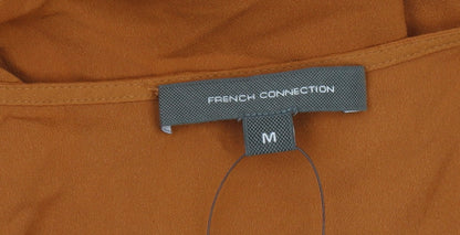 Womens UK Size M French Connection Orange Basic Blouse
