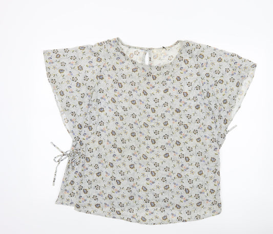 Womens UK Size 12 Fat Face Ivory Tunic Blouse