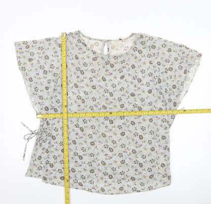 Womens UK Size 12 Fat Face Ivory Tunic Blouse