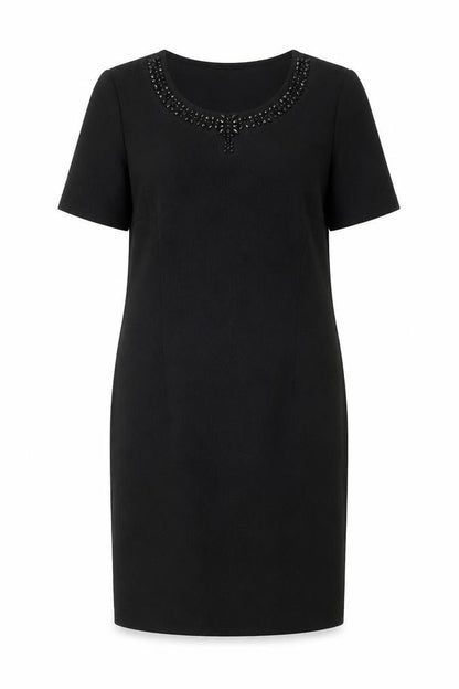 Marks and Spencer Women’s Black Beaded Sheath Dress Size 12