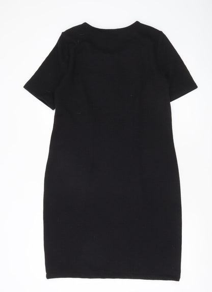 Marks and Spencer Women’s Black Beaded Sheath Dress Size 12