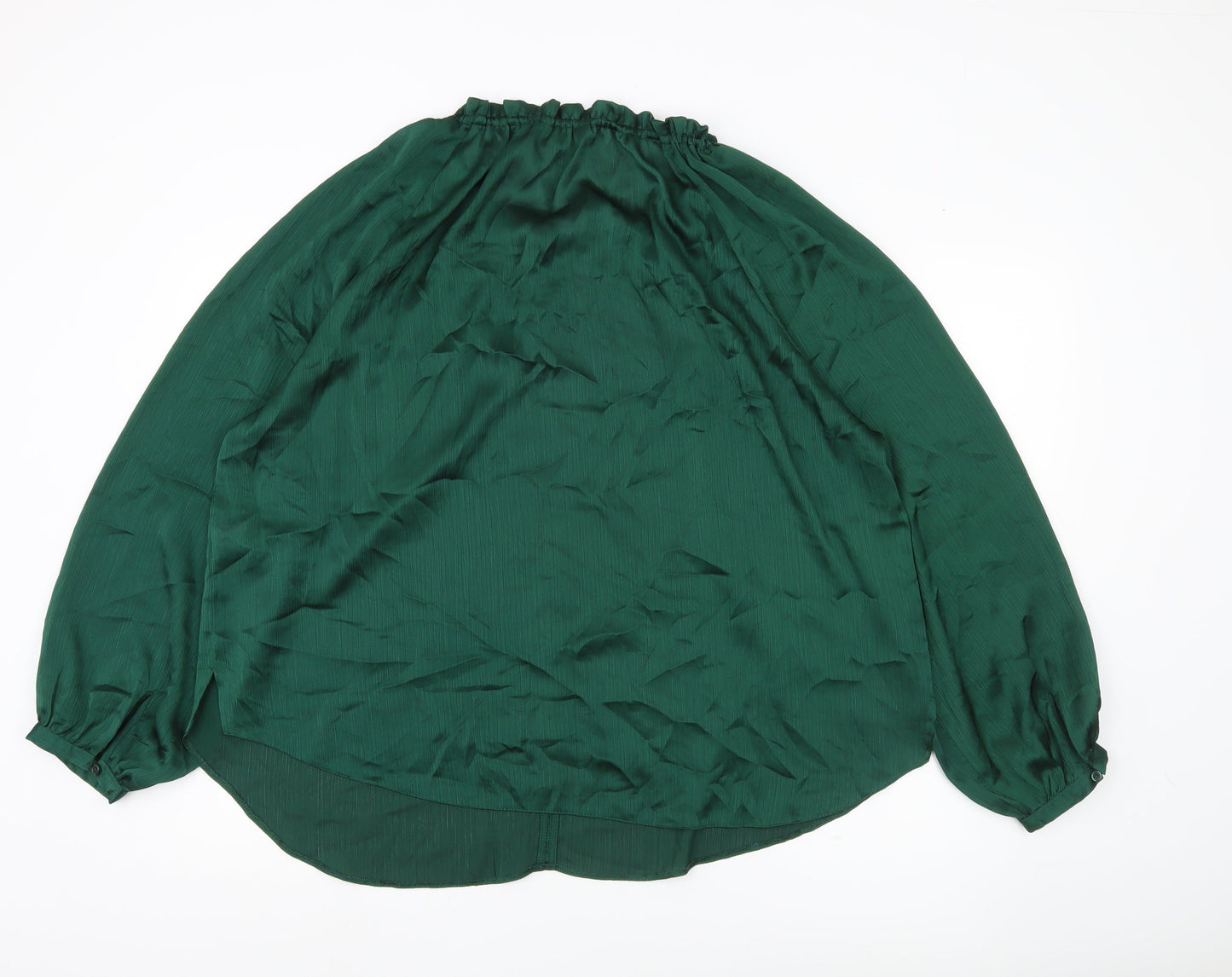 Womens UK Size 20 Friends Like These Green Basic Blouse