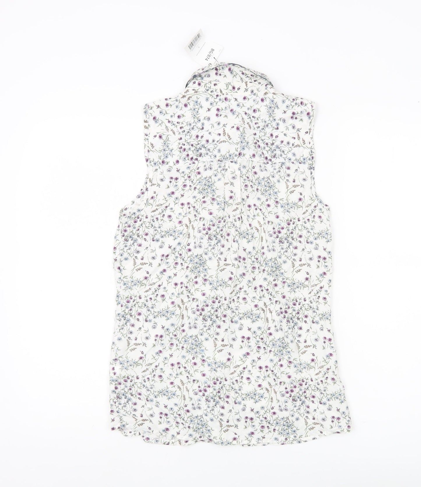 Womens UK Size 6 NEXT Multicoloured Basic Blouse