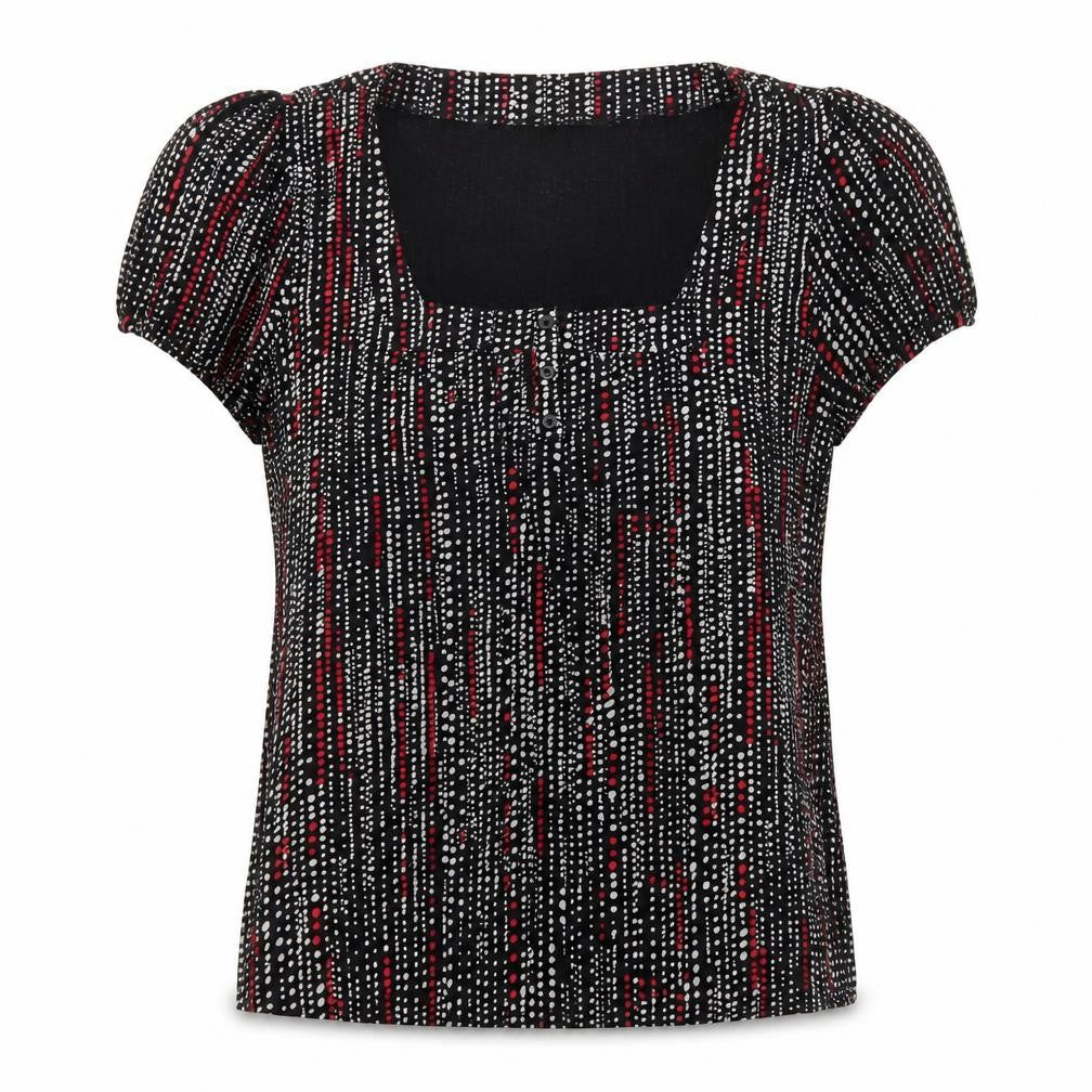 Womens UK Size 16 Debenhams Black Basic Blouse