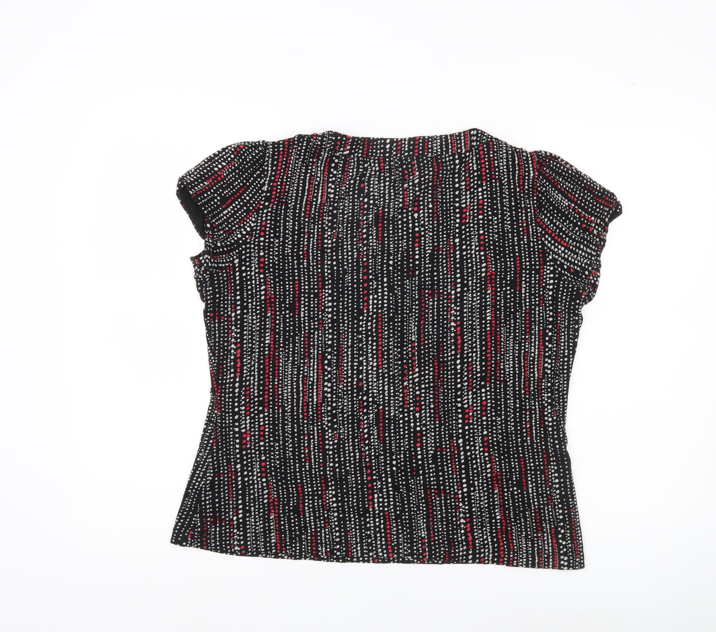 Womens UK Size 16 Debenhams Black Basic Blouse